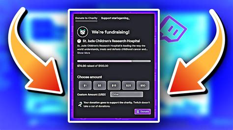 twitch charity stream incentives|Twitch's Charity Tool for Creators.